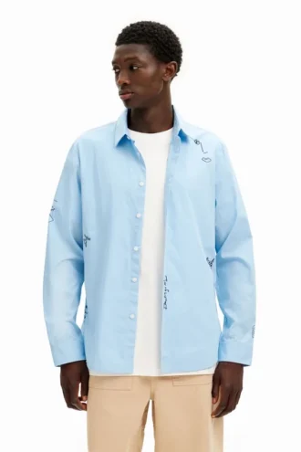 Embroidered Details Shirt