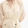 Embroidered Dress with Bow