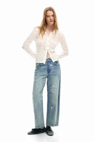 Embroidered Jeans