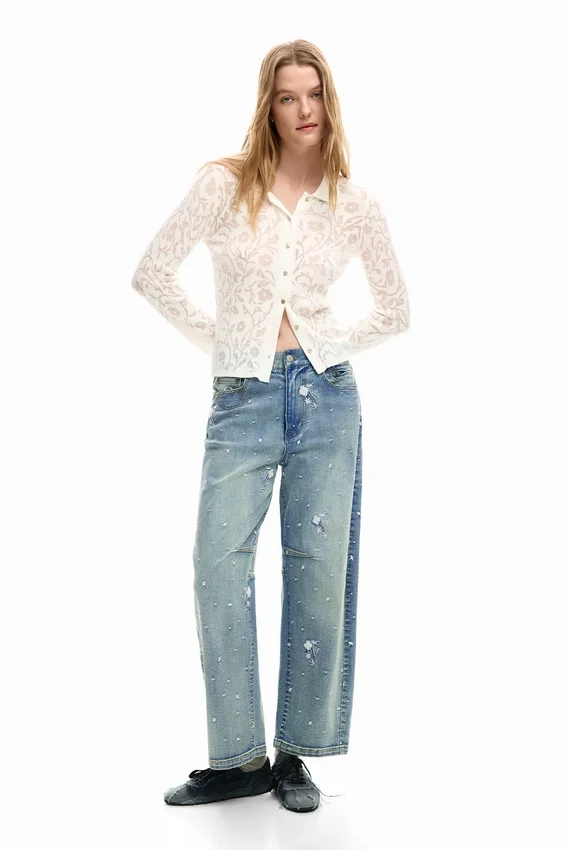 Embroidered Jeans Embroidered Jeans