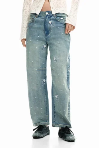 Embroidered Jeans