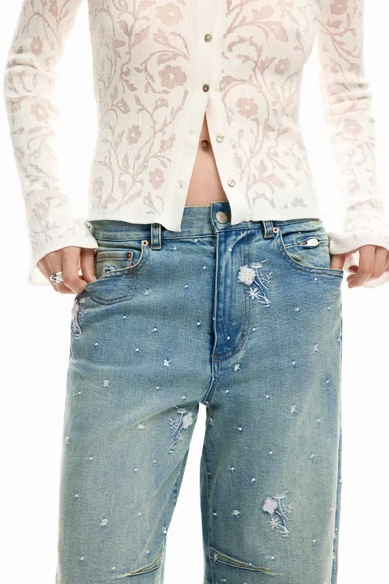 Embroidered Jeans Embroidered Jeans