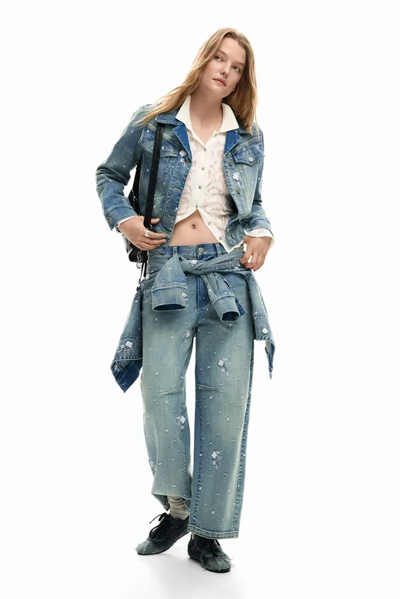 Embroidered Jeans Embroidered Jeans