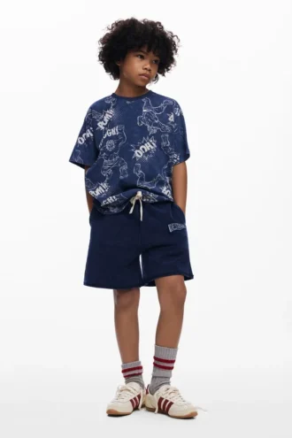 Embroidered Logo Bermuda