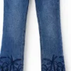 Embroidered Long Flare Jeans Embroidered Long Flare Jeans