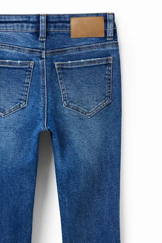 Embroidered Long Flare Jeans Embroidered Long Flare Jeans
