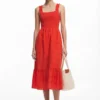 Embroidered Midi Dress Embroidered Midi Dress
