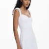 Embroidered Midi Dress