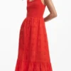 Embroidered Midi Dress Embroidered Midi Dress