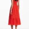 Embroidered Midi Dress Embroidered Midi Dress