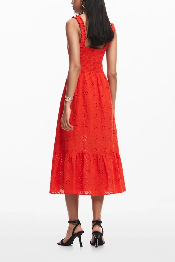 Embroidered Midi Dress Embroidered Midi Dress
