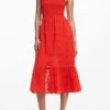 Embroidered Midi Dress Embroidered Midi Dress