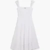 Embroidered Midi Dress