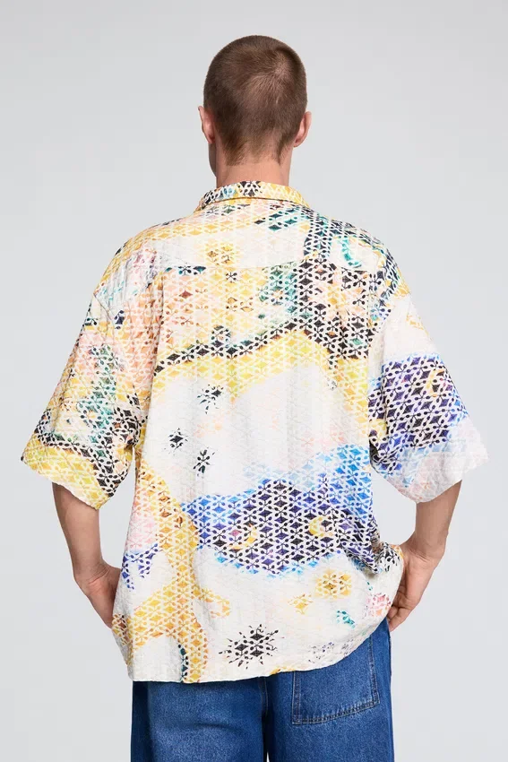 Embroidered Printed Shirt Embroidered Printed Shirt