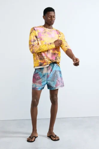 Embroidered Printed T-Shirt