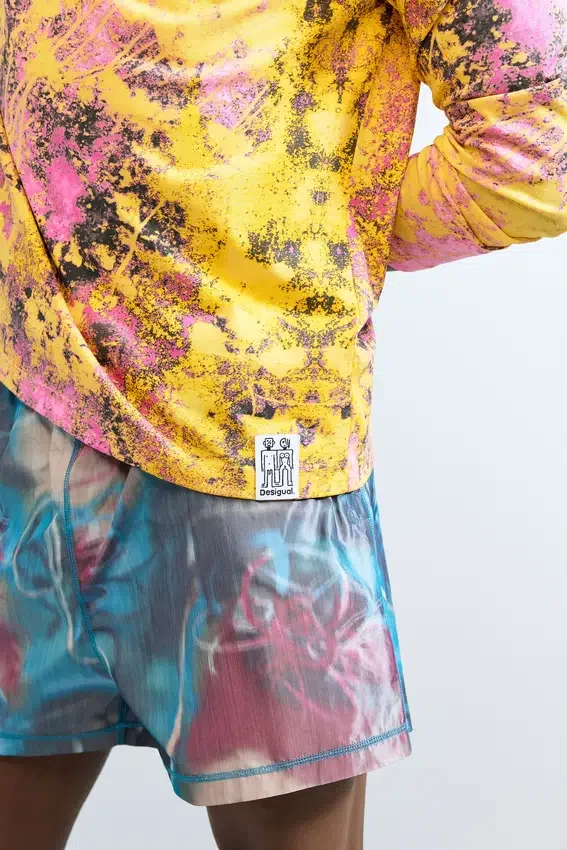 Embroidered Printed T-Shirt Embroidered Printed T-Shirt