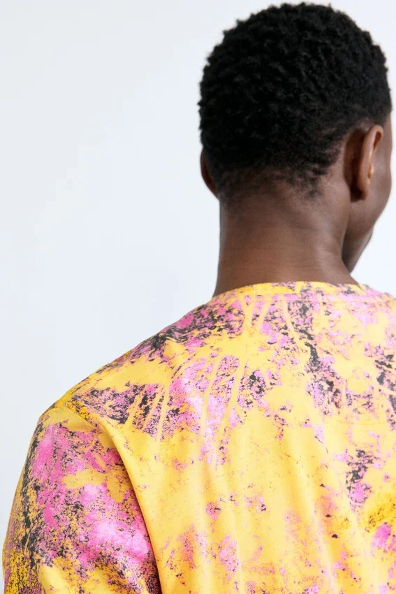 Embroidered Printed T-Shirt Embroidered Printed T-Shirt