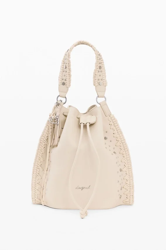Embroidered Ruched Backpack Embroidered Ruched Backpack