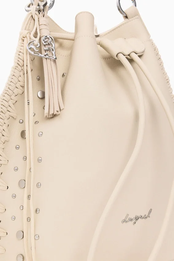 Embroidered Ruched Backpack Embroidered Ruched Backpack