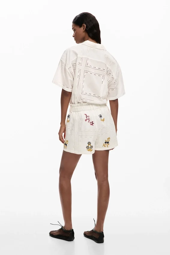 Embroidered Shorts Embroidered Shorts
