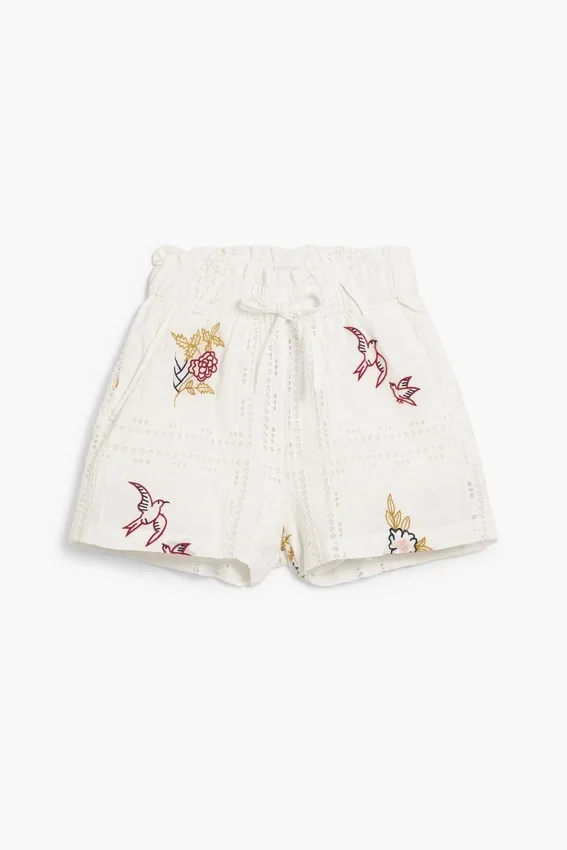 Embroidered Shorts Embroidered Shorts
