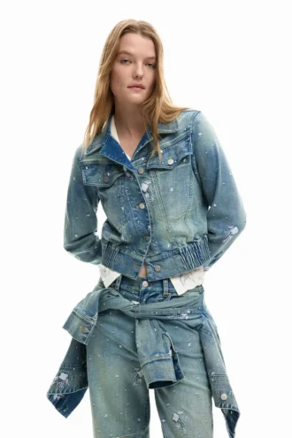 Embroidered Trucker Jacket