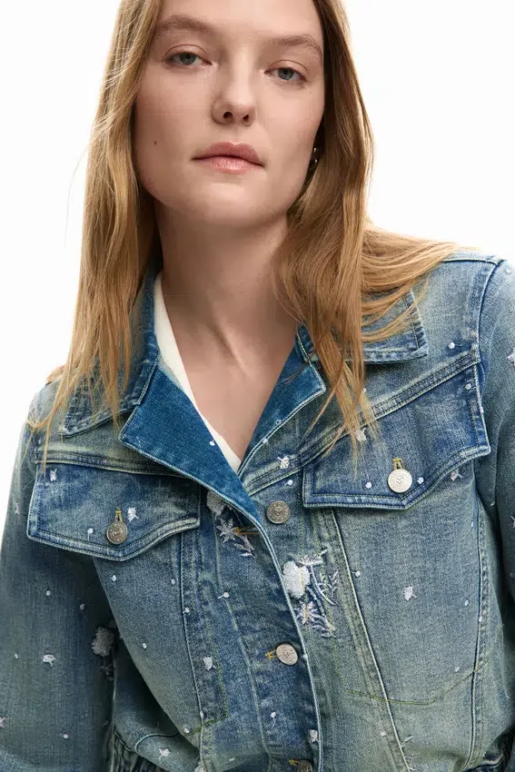Embroidered Trucker Jacket Embroidered Trucker Jacket