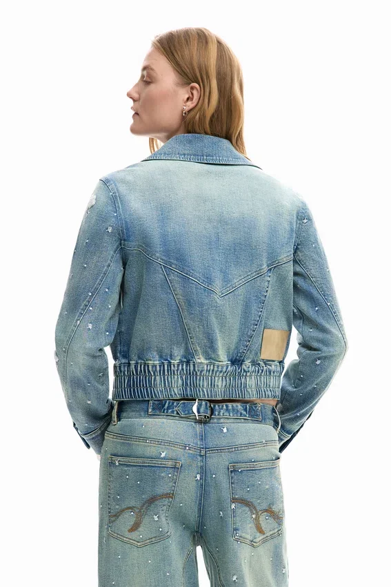 Embroidered Trucker Jacket Embroidered Trucker Jacket