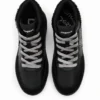 Faux-Sheepskin High-Top Sneakers