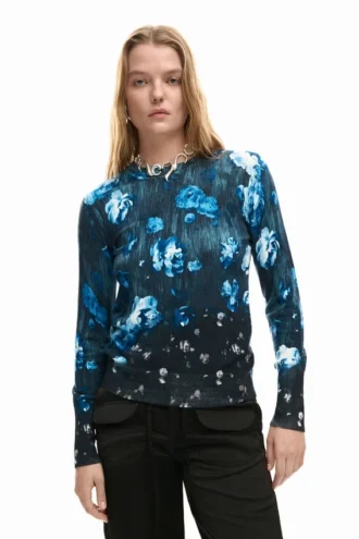 Fine Floral Sweater