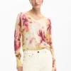 Fine Floral Sweater