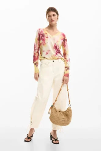 Fine Floral Sweater