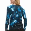 Fine Floral Sweater