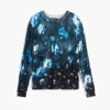 Fine Floral Sweater