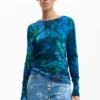Fine Garden Flowers Sweater