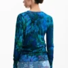 Fine Garden Flowers Sweater