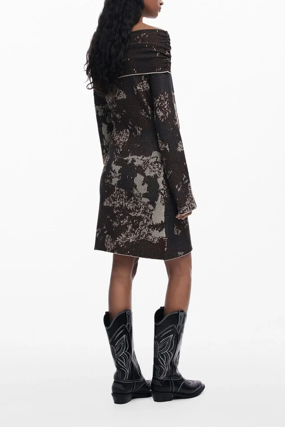 Fitted Bardot Dress Fitted Bardot Dress