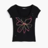 Fitted Flower T-Shirt Fitted Flower T-Shirt