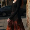 Fitted Midi Dress
