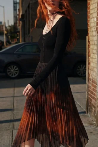 Fitted Midi Dress