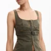 Fitted Strappy Blouse