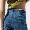 Flared Denim Trousers Flared Denim Trousers