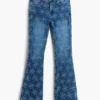 Flared Denim Trousers Flared Denim Trousers