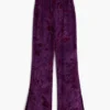 Flared Textured Fluid Pants Flared Textured Fluid Pants