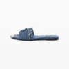 Flat Denim Sandal Flat Denim Sandal