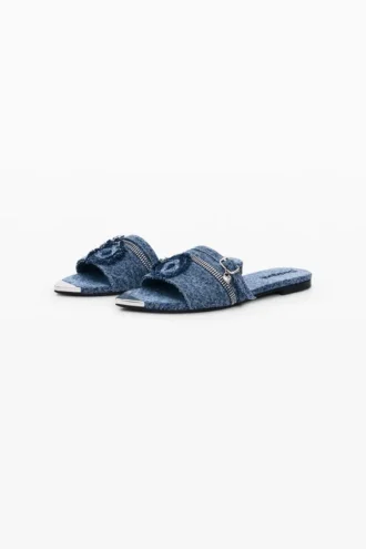 Flat Denim Sandal