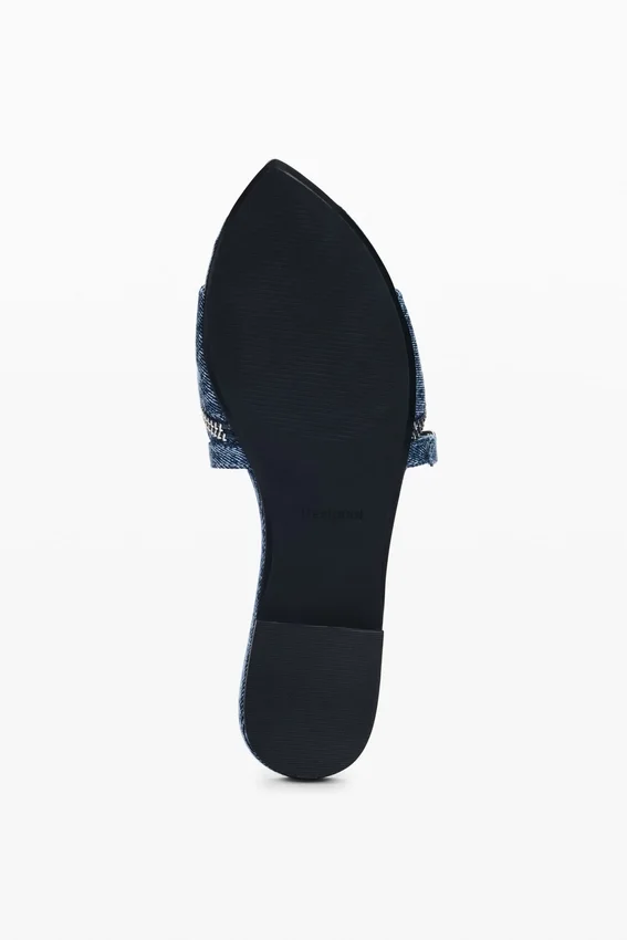 Flat Denim Sandal Flat Denim Sandal