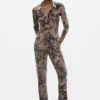 Flocked Long Trousers