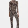 Flocked Long Trousers