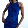 Flocked Strappy T-Shirt Flocked Strappy T-Shirt